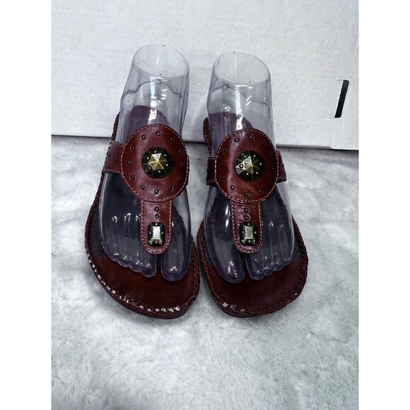 Clark’s Artisan Collection leather sandal women size 6 M - Picture 8 of 8